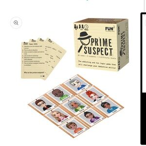 New! PRIME SUSPECT Mystery Card Game 45 Cases 1-4 Players Ages 8+